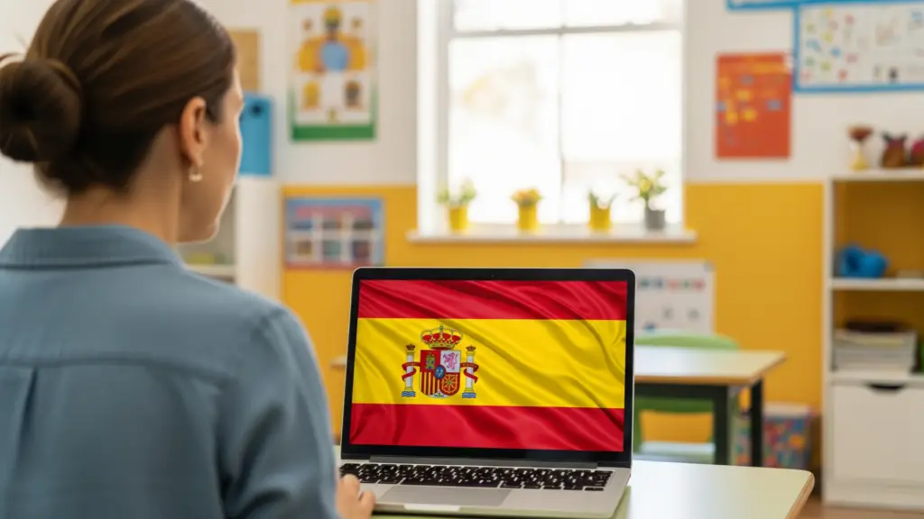 Class2Class platform announcement article in Spanish