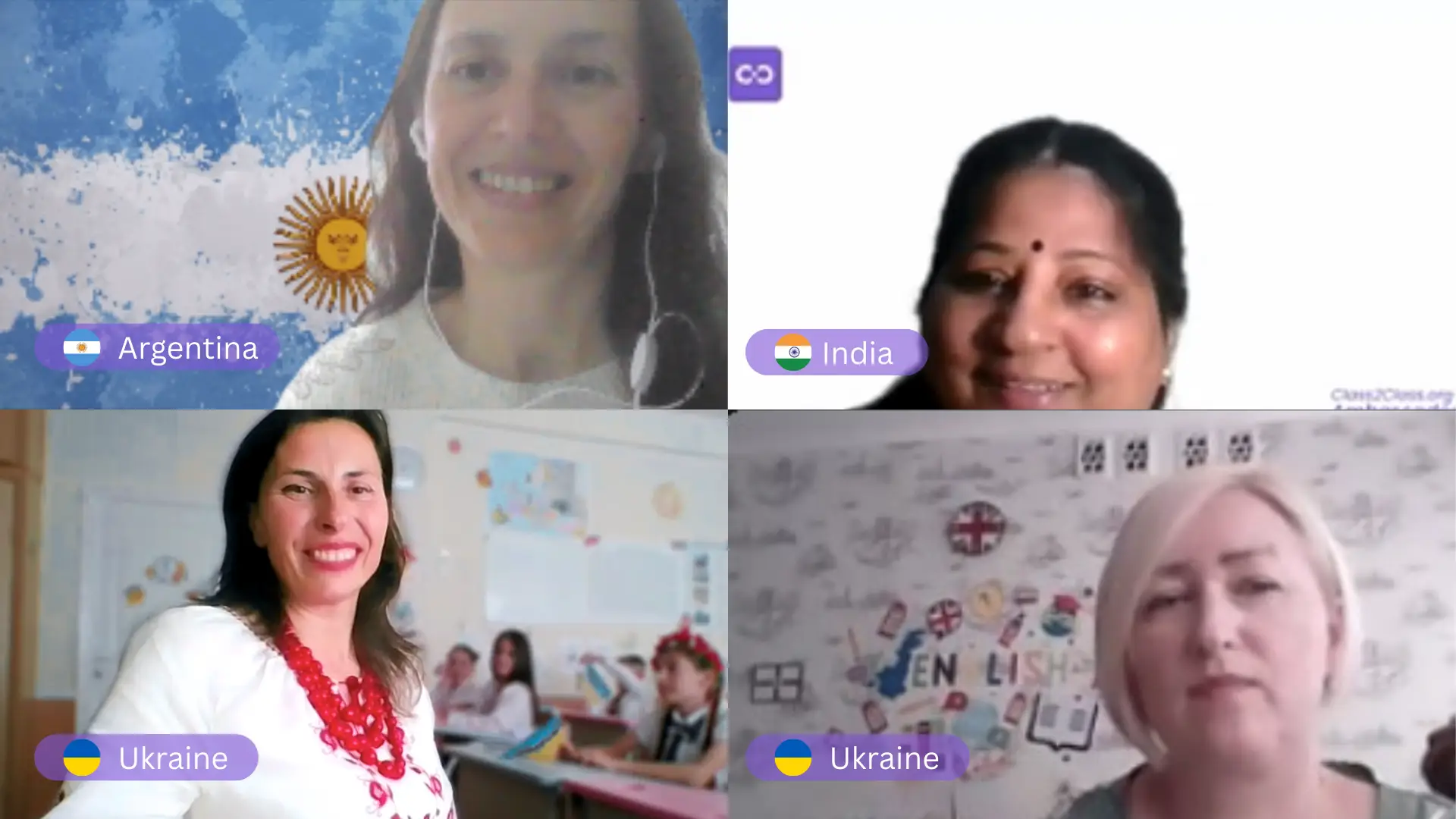 Students from Argentina in collaborative virtual exchange