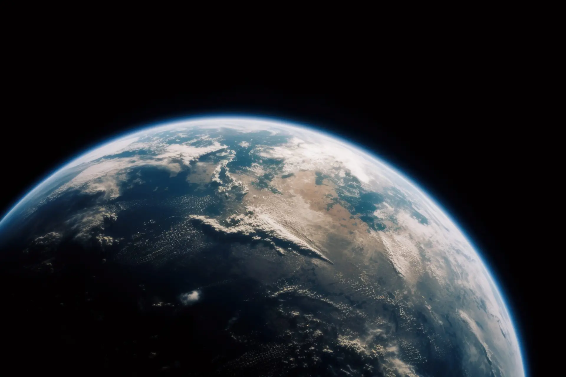 Earth seen from space — the ozone layer shields our planet from harmful UV radiation, making world ozone day a vital reminder to protect our atmosphere